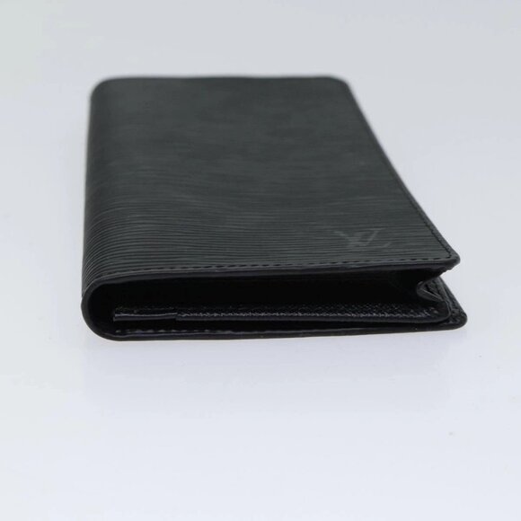 LOUIS VUITTON Epi Porte Cartes Credit Long Wallet Black - Picture 4 of 16